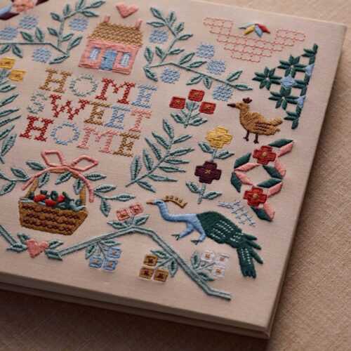Alternative view of Embroidered Guest Book - Home Sweet Home