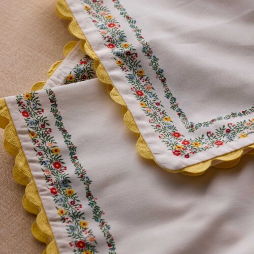 Alternative view of Cotton Napkin Set - Rosette