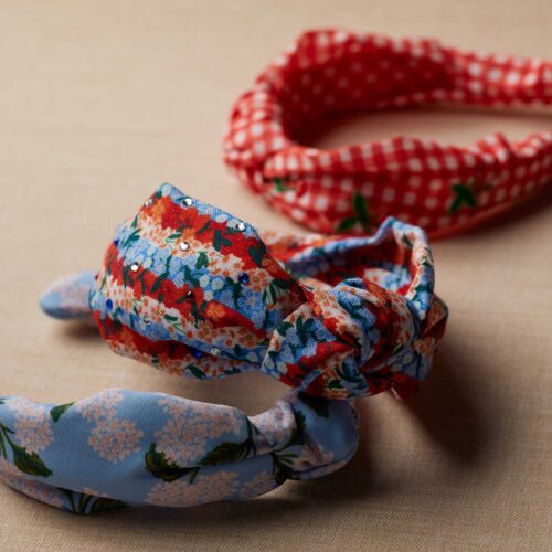 Alternative view of Knotted Headband - Americana Stripe