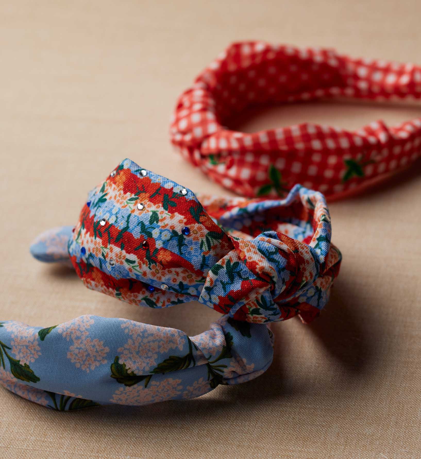 Knotted Headband - Americana Stripe - Image 2