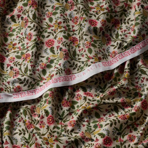 Alternative view of Gracie Cotton Fabric - Linen