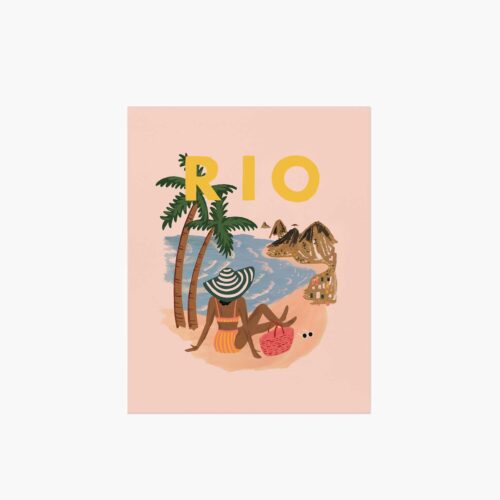 Rio Travel Art Print