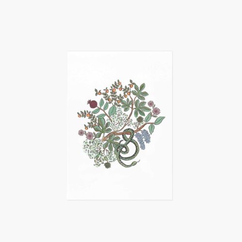 Safari Snake Art Print