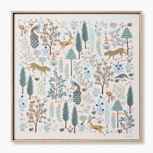 Framed Wall Art - Menagerie Cream