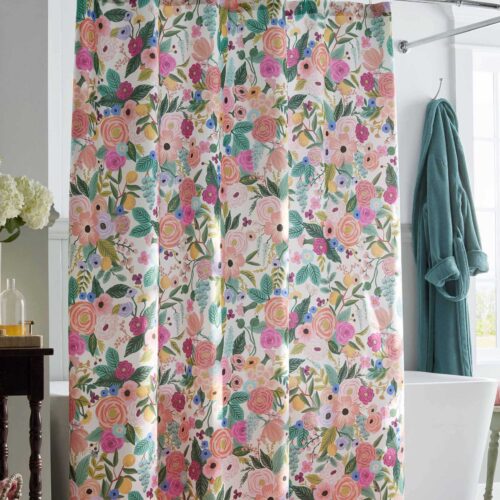 Alternative view of Percale Shower Curtain - Garden Party