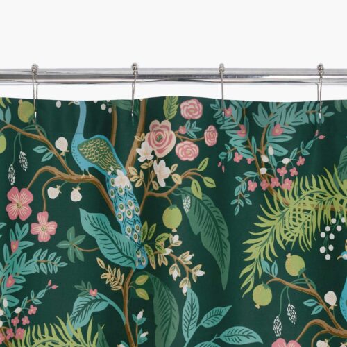 Sateen Shower Curtain - Peacock Emerald