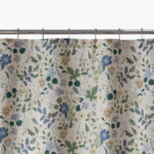 Percale Shower Curtain - Strawberry Fields Beige