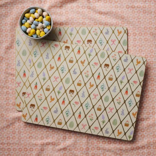 Alternative view of Cork Placemats - Spring Farm
