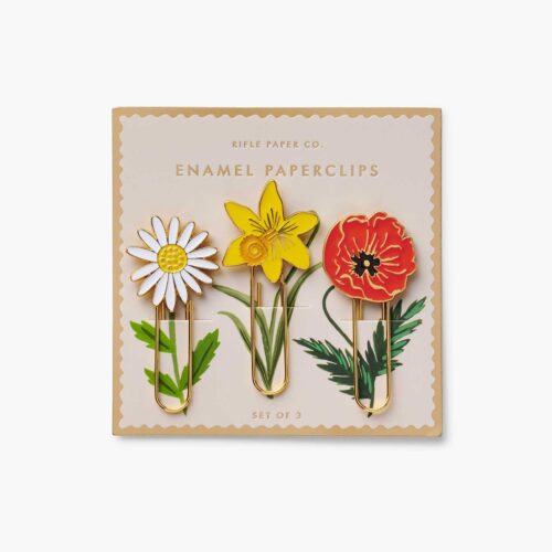 Alternative view of Enamel Paper Clip Set - Garden Study