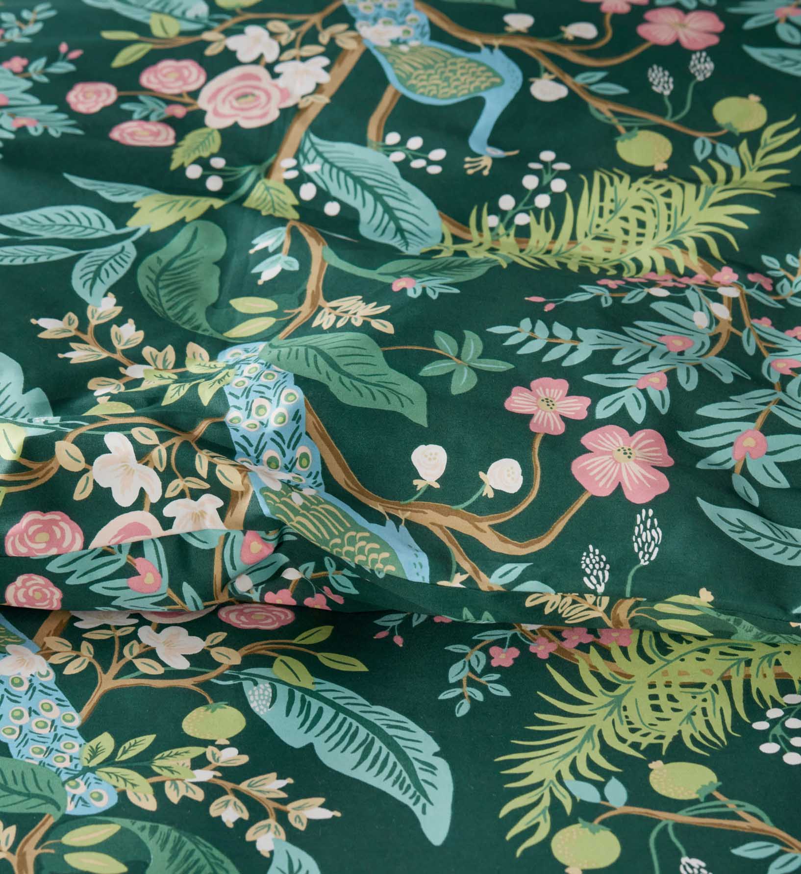 Sateen Comforter - Peacock Emerald - Image 5