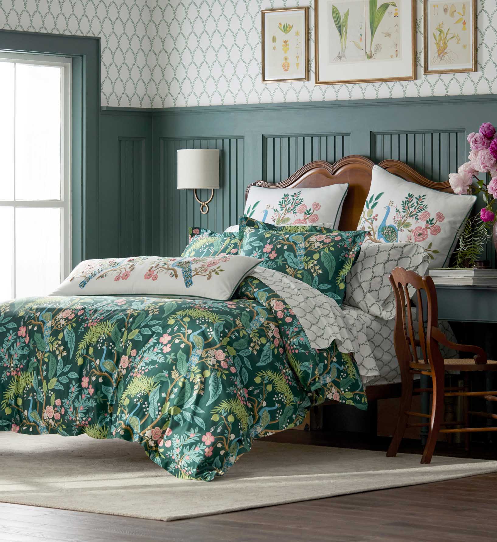 Sateen Comforter - Peacock Emerald - Image 3
