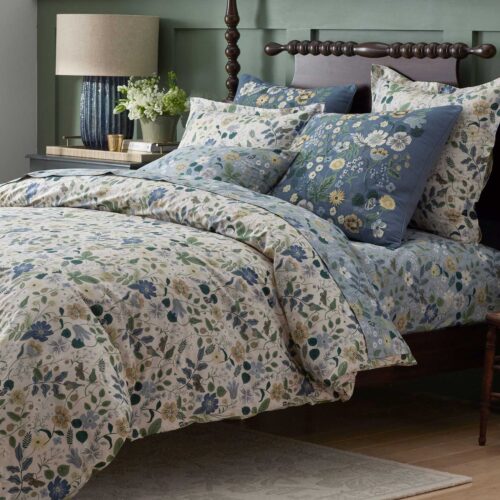 Alternative view of Percale Comforter - Strawberry Fields Beige