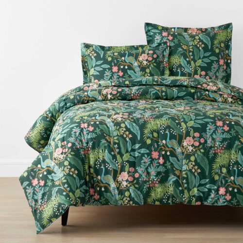 Sateen Duvet Cover - Peacock Emerald