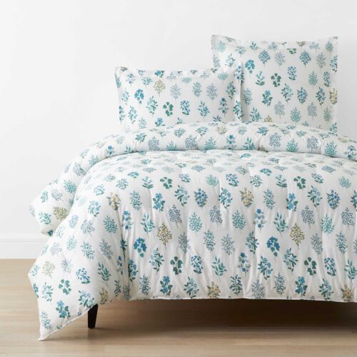 Percale Duvet Cover - Hawthorne Blue