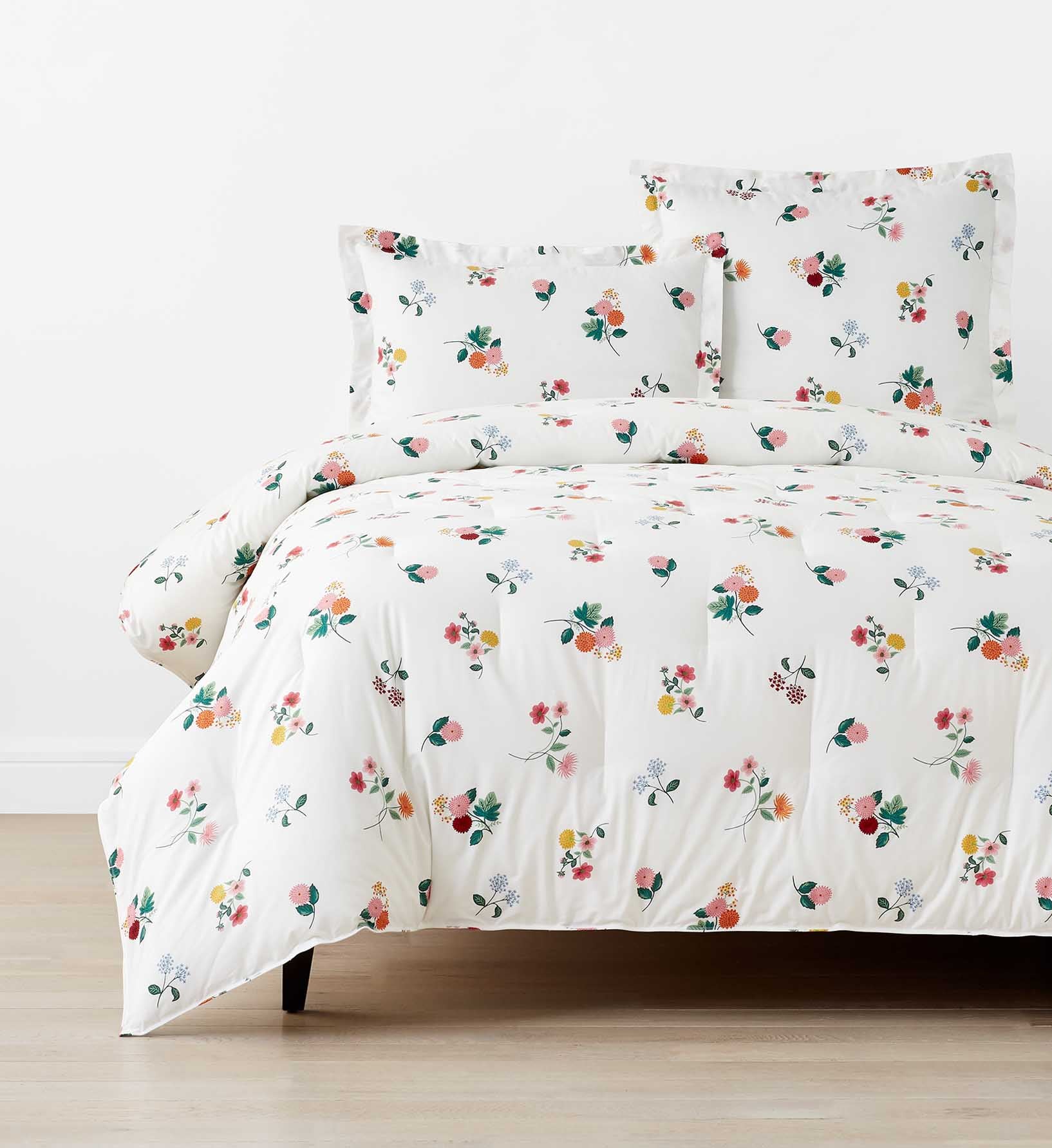Percale Duvet Cover - Ditsy Dahlia