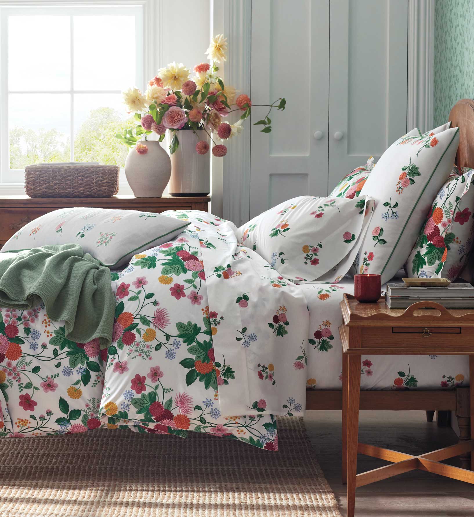 Percale Duvet Cover - Dahlia - Image 3