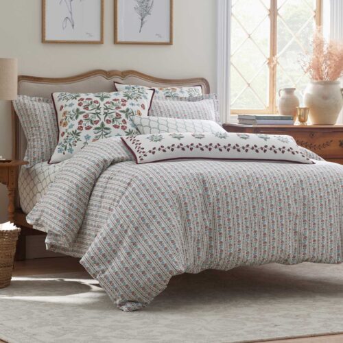 Alternative view of Percale Duvet Cover - Delphine