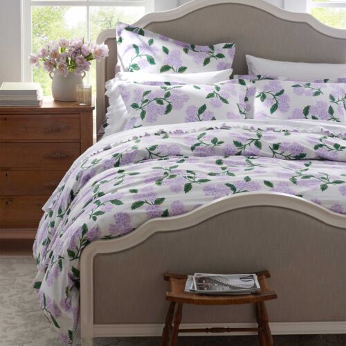 Alternative view of Percale Comforter - Hydrangea Lilac