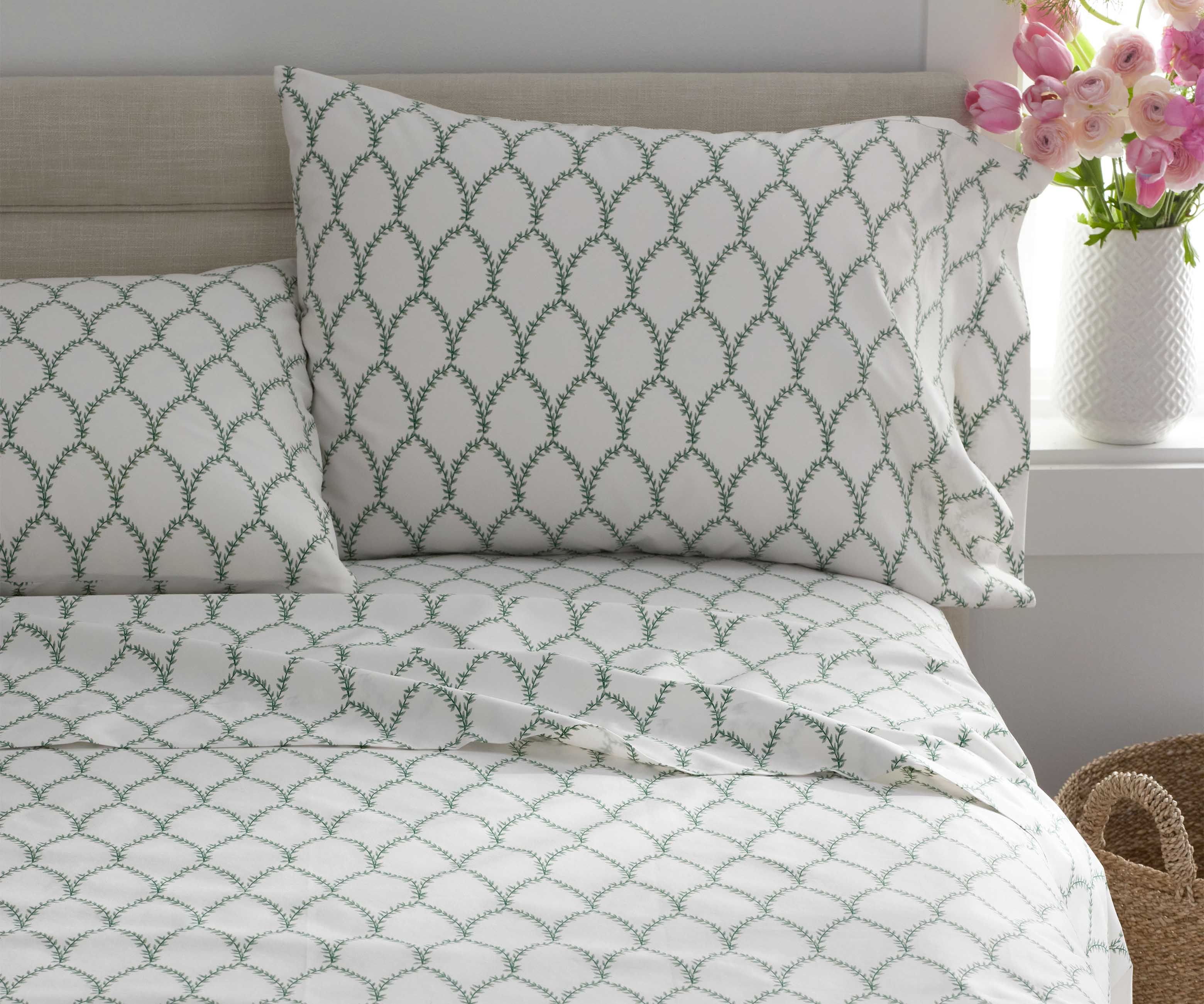 Sateen Flat Sheet - Laurel Sage - Image 3