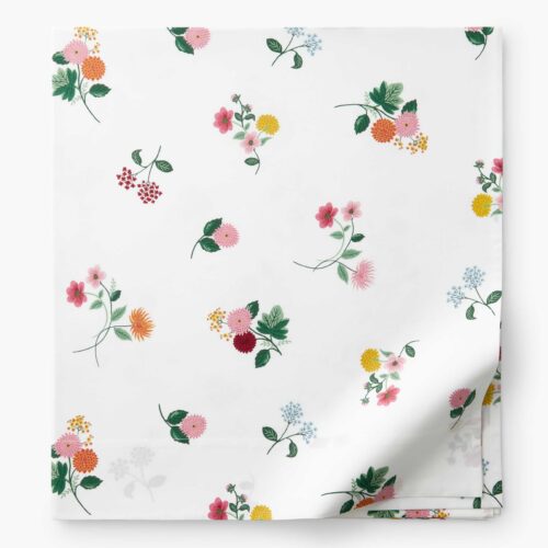Percale Flat Sheet - Ditsy Dahlia