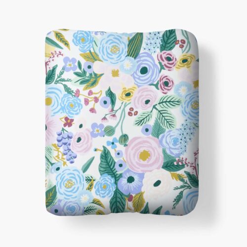 Percale Fitted Sheet - Garden Party Lilac