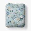 Percale Fitted Sheet - Strawberry Fields Slate