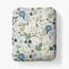 Percale Fitted Sheet - Strawberry Fields Beige