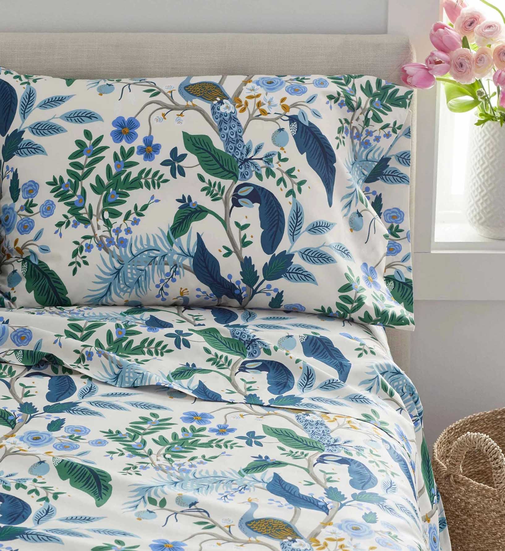 Sateen Pillowcases - Peacock Ivory - Image 2