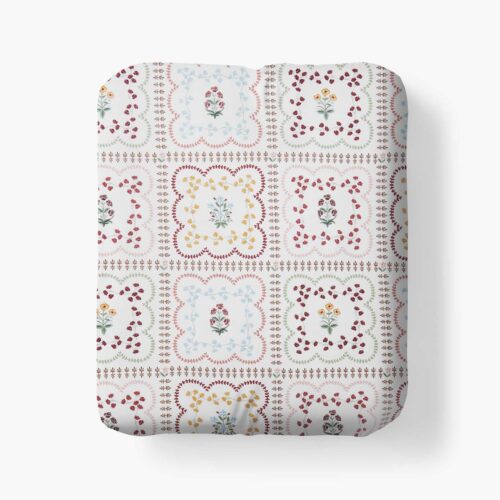 Percale Fitted Sheet - Lottie