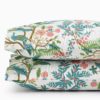 Sateen Pillowcases - Peacock White