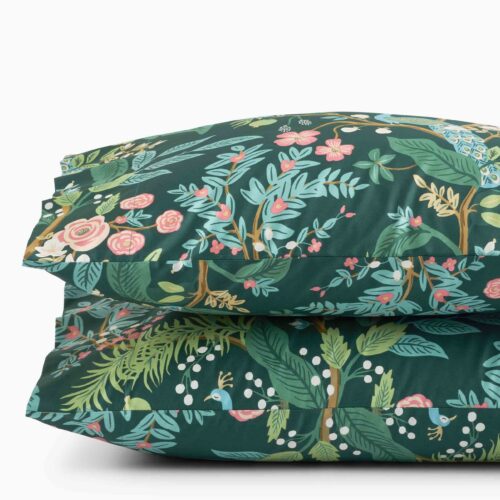 Sateen Pillowcases - Peacock Emerald