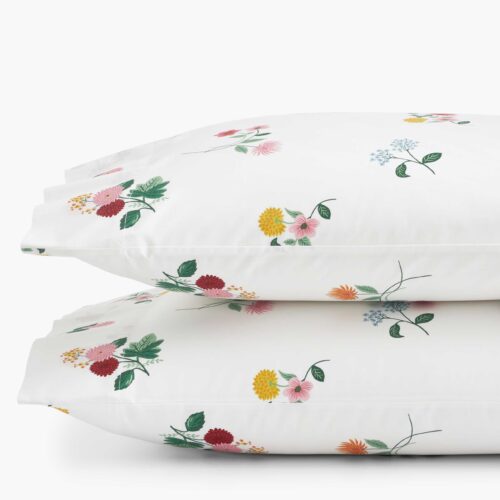 Percale Pillowcases - Ditsy Dahlia