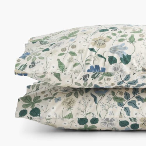 Percale Pillowcases - Strawberry Fields Beige