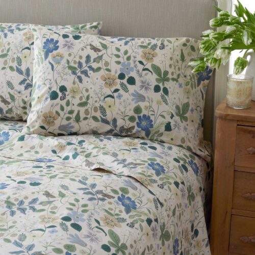 Alternative view of Percale Pillowcases - Strawberry Fields Beige