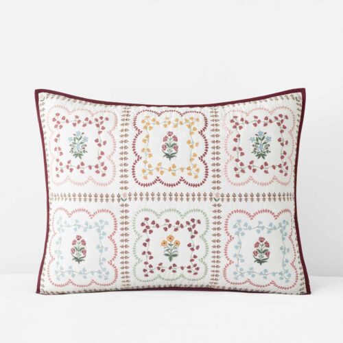 Cotton Quilted Sham - Lottie