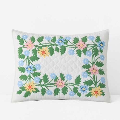 Cotton Quilted Sham - Helena