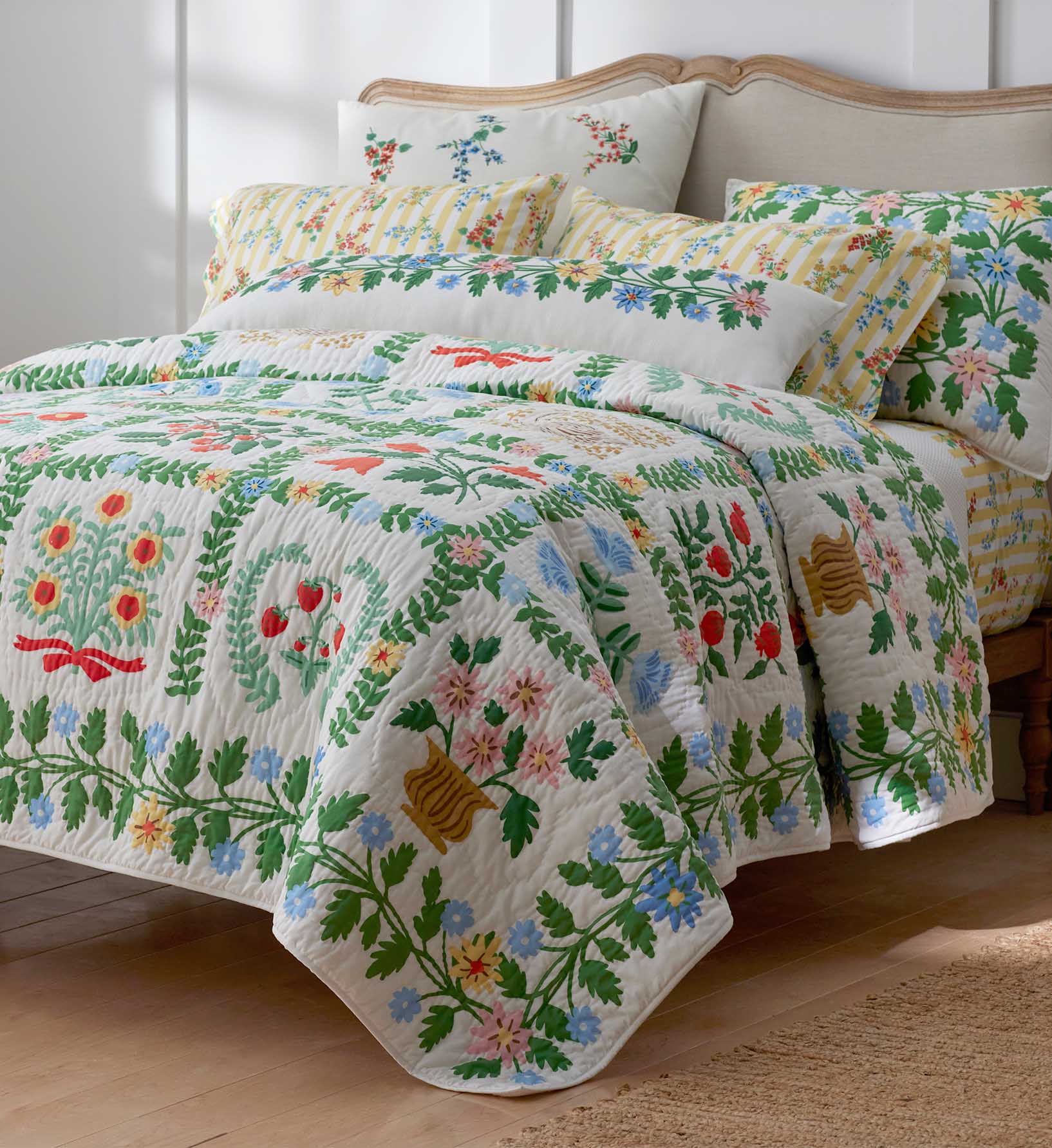 Cotton Quilted Sham - Helena - Image 3