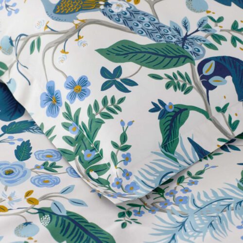 Alternative view of Sateen Sham - Peacock Ivory