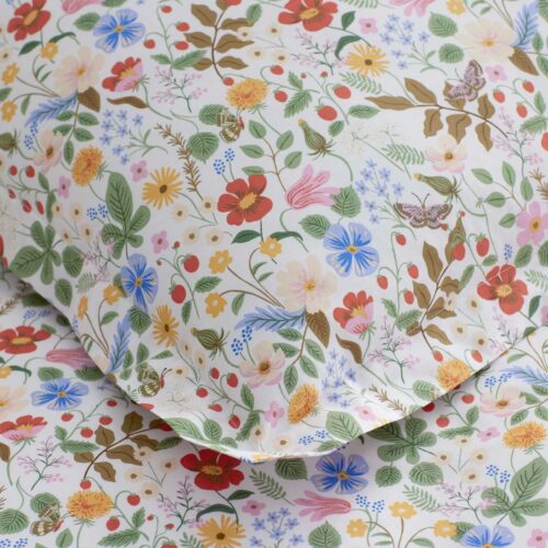 Alternative view of Percale Sham - Strawberry Fields White