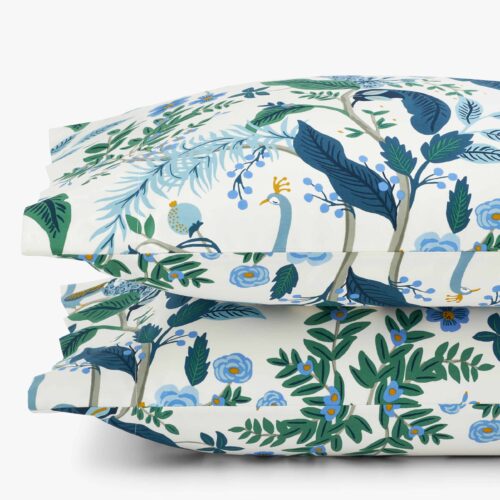 Sateen Pillowcases - Peacock Ivory