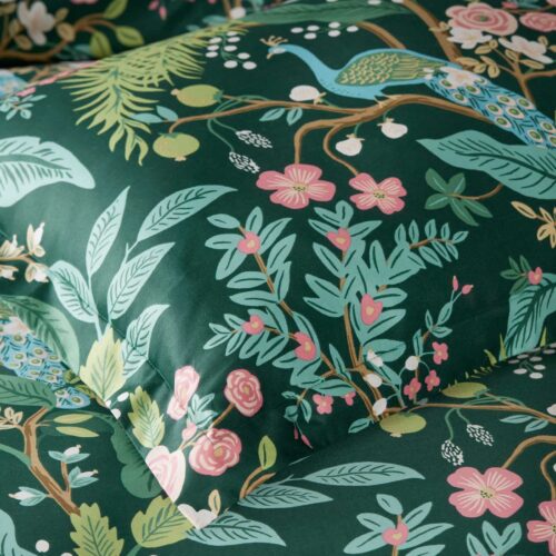 Alternative view of Sateen Sham - Peacock Emerald