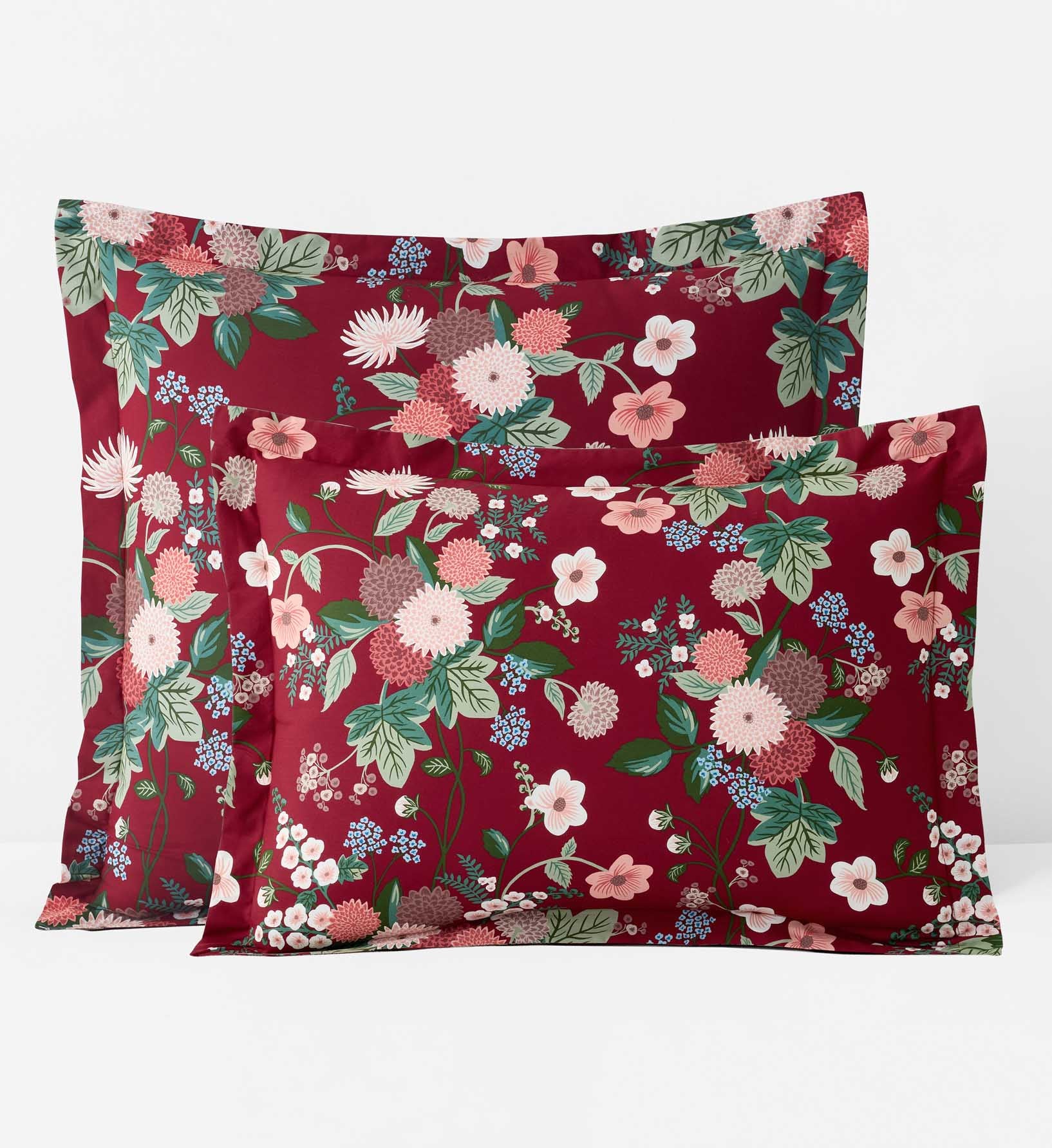 Percale Sham - Dahlia Merlot - Image 4