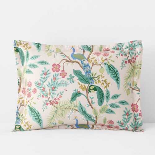 Sateen Sham - Peacock Blush