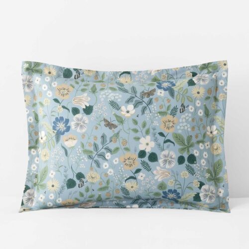 Percale Sham - Strawberry Fields Slate