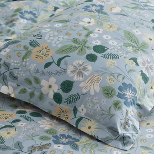 Alternative view of Percale Sham - Strawberry Fields Slate