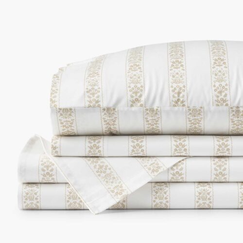 Sateen Sheet Set - Estee Stripe
