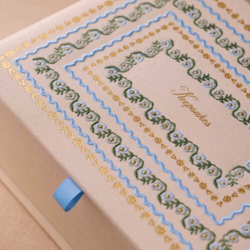 Alternative view of Large Embroidered Keepsake Box - Delphine