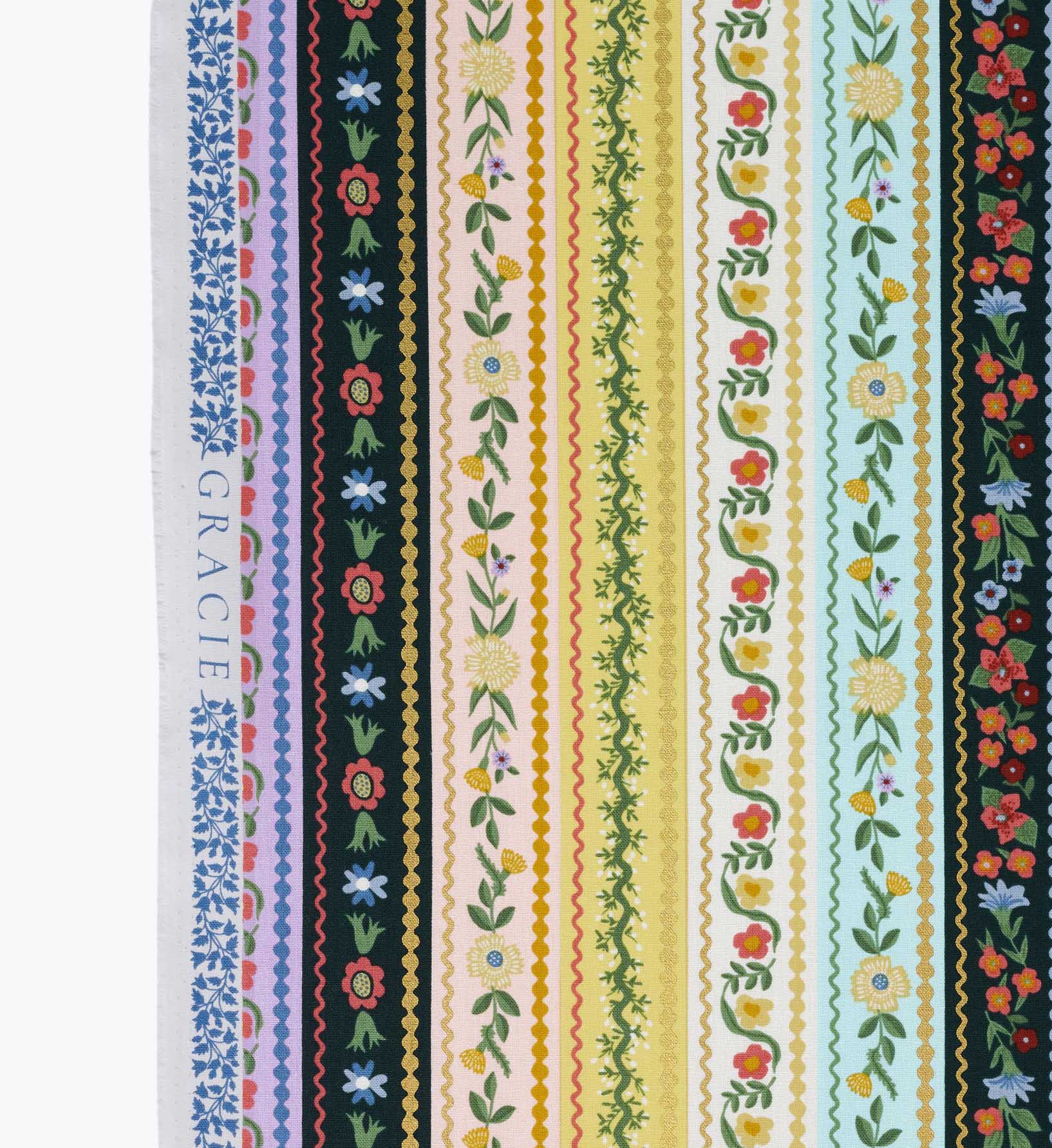 Gemma Canvas Metallic Fabric - Multi - Image 3