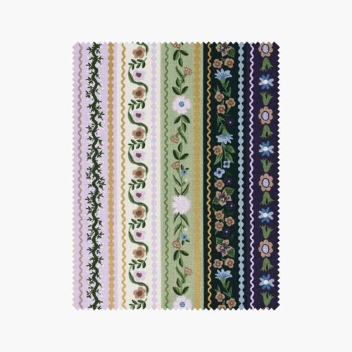 Gemma Canvas Metallic Fabric - Cool
