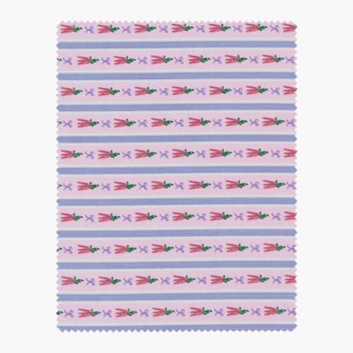Carrot Patch Cotton Fabric - Lilac